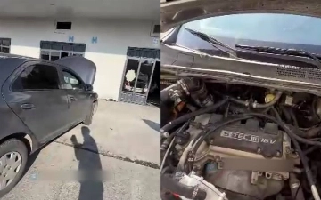 Узбекистанец оснастил свой Cobalt и метановым, и пропановым баллонами — видео