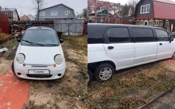 В сети продают Matiz-лимузин по очень низкой цене