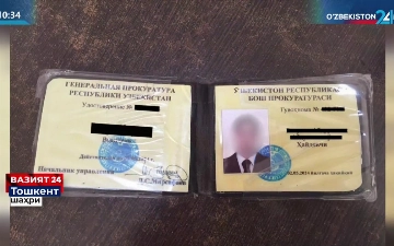 В Ташкенте гаишники остановили лже-сотрудника Генпрокуратуры