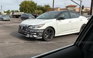 Nissan тестирует модель Sentra