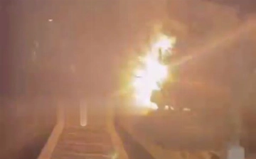 В Андижане запылал трансформатор, без света остались почти 400 человек — видео