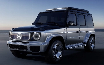 Mercedes-Benz тестирует электрический «Гелик» в необычном камуфляже