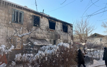 Toshkentdagi “dom”larning biri yonib ketdi