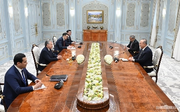 Шавкат Мирзиёев встретился с главами МИД Турции и Туркменистана