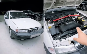 Узбекистанец переделал свою Nexia-2 в «оперскую» Nexia-1