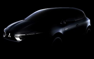 Mitsubishi показала тизерное изображение хэтчбэка Colt