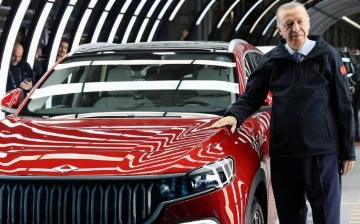 Эрдоган отправил Мирзиёеву новый турецкий электрокар Togg T10X