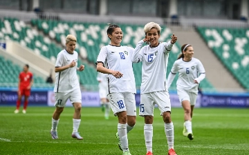 Футболистки сборной Узбекистана разгромили соперниц из Иордании со счетом 7:0 (фото)