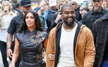 Ким Кардашьян и Канье Уэст появились на публике после развода