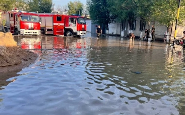 Одну из махаллей Ташкента частично затопило (фото)