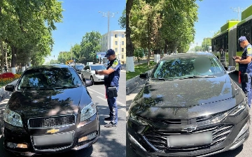 В Ташкенте идет рейд против парковки на автобусной полосе