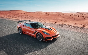 Chevrolet теститует обновленный Corvette ZR1