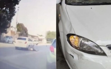 В Ташкенте водитель Lacetti сбил маленького мальчика на велосипеде (видео)