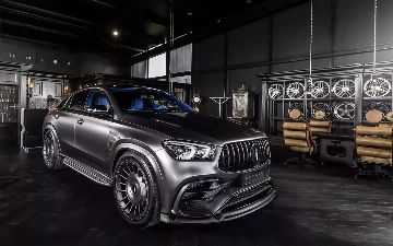 Merceces-Benz GLE Coupe превратили в машину в стиле смурфов