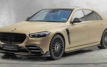 Mansory презентовал полностью золотой Mercedes-Benz S580