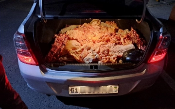 Под Самаркандом поймали мужчину, перевозившего полтонны испорченного мяса
