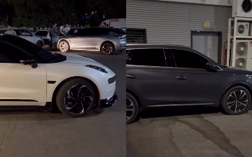 Узбекистанцы сравнили в гонке ZEEKR 001, BYD Tang и Mercedes-Benz W222