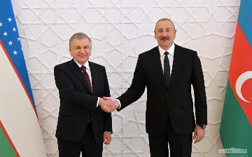 Шавкат Мирзиёев встретился с президентом Азербайджана (главное)