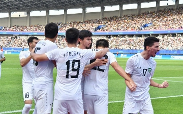 Сборная Узбекистана по футболу вышла в полуфинал Азиатских игр (видео)
