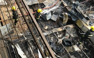 В Ташкенте загорелось кафе, на которое неоднократно жаловались местные жители