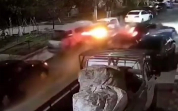 В Ташкенте водитель Weltmeister на большой скорости влетела в Hyundai  