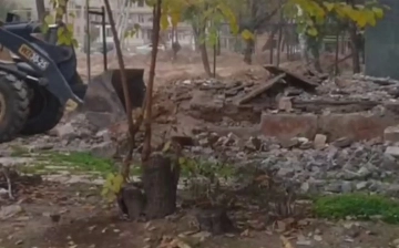 В дендропарке Ташобласти начали сносить незаконные постройки