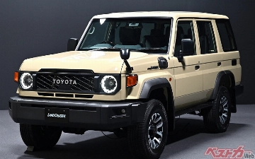 В сети показали ретро-внедорожник Land Cruiser 70 с бензобаком на 130 литров