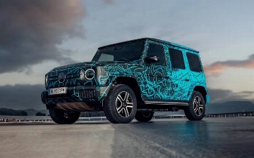 Mercedes-Benz снова опубликовал новые фотографии электрического «Гелендвагена»