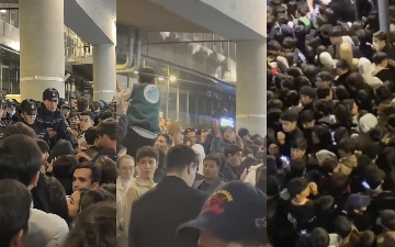 В Ташкенте тысячи фанатов не смогли попасть на концерт Jah Khalib и устроили давку