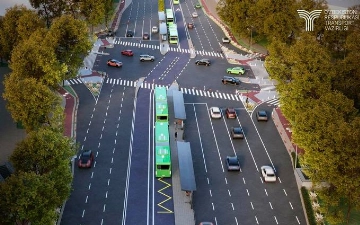 На улице Шота Руставели в Ташкенте хотят внедрить «зеленый коридор»