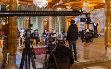 Появились кадры со съемок «Выжить в Самарканде» с Павлом Волей