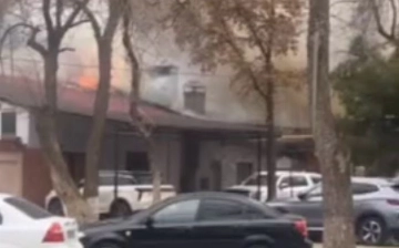 В Ташкенте произошел пожар в кафе: пострадали три человека