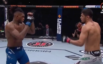 Рузибоев забил Дюма в первом раунде UFC Fight Night и выиграл техническим нокаутом