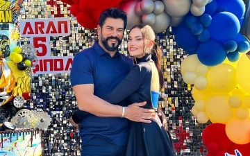 Бурак Озчивит опубликовал снимки с празднования пятилетия сына