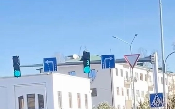 В Самарканде установили светофор с четырехсекундным зеленым светом
