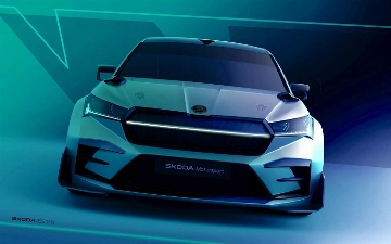 Skoda показала первое официальное изображение Enyaq RS Race