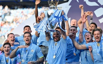 «Ман Сити» в четвертый раз подряд стал чемпионом АПЛ