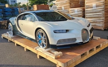В Узбекистан привезли Bugatti Chiron за 48 млрд сумов