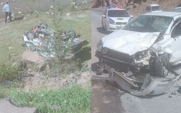 В Сурхандарье Damas столкнулся с Nexia и перевернулся, есть пострадавший