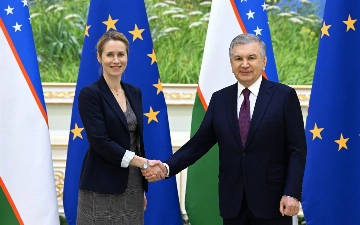 Шавкат Мирзиёев встретился с главой европейской дипломатии Каей Каллас