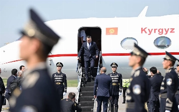 Президент Кыргызстана Садыр Жапаров прибыл в Самарканд