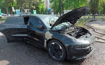 В Ташкенте загорелся стоявший на зарядке Zeekr