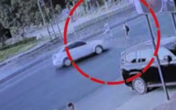 Появилось видео смертельного наезда на 12-летнего мальчика в Ташкенте