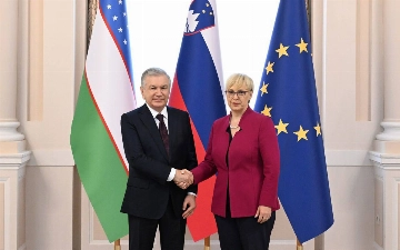 Шавкат Мирзиёев провел переговоры с президентом Словении
