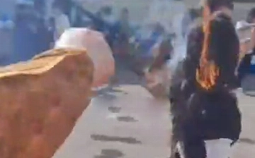 В Намангане на «Последнем звонке» вспыхнули воздушные шары: у одной из выпускниц загорелись волосы