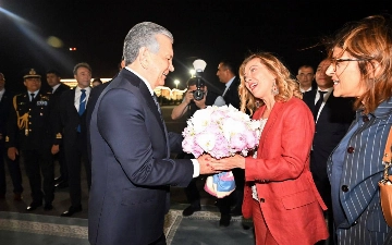 Премьер Италии Джорджа Мелони прибыла в Самарканд