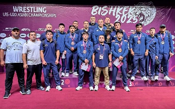 Греко-римские борцы Узбекистана завершили молодежный ЧА на третьем месте