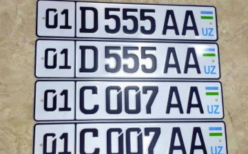 В Узбекистане продали «красивый» автономер почти за 350 млн сумов