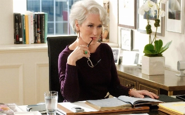 Опубликованы первые кадры Мэрил Стрип в роли Миранды Пристли