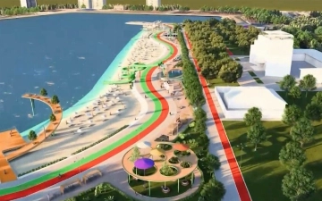 В Навои вокруг озера хотят построить парк с пляжной зоной